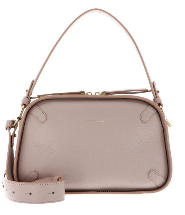 Sac à Main Coccinelle En Cuir Beige - Style Porté épaule - Vintage En Très Bon état