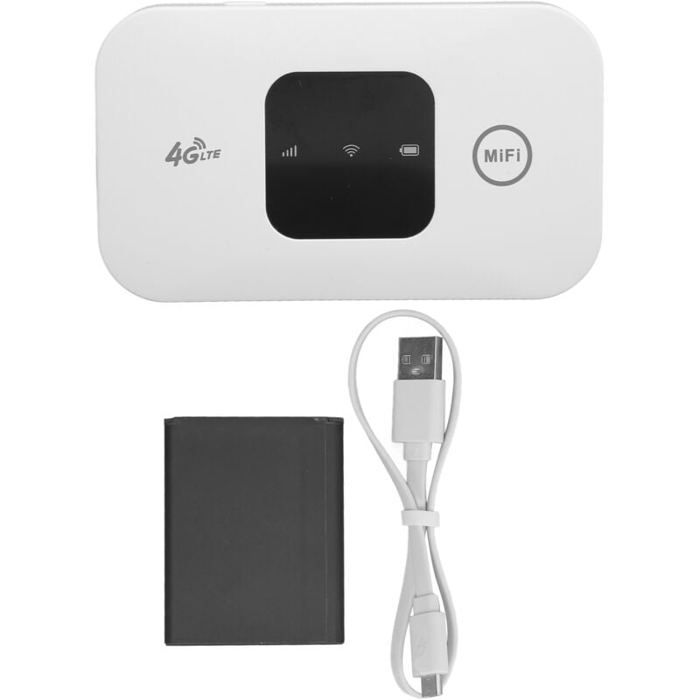 Portable Wifi Haute Vitesse Blanc Portable Petit 4G Mobile WiFi Hotspot Routeur pour Téléphone Portable Tablette De Bureau