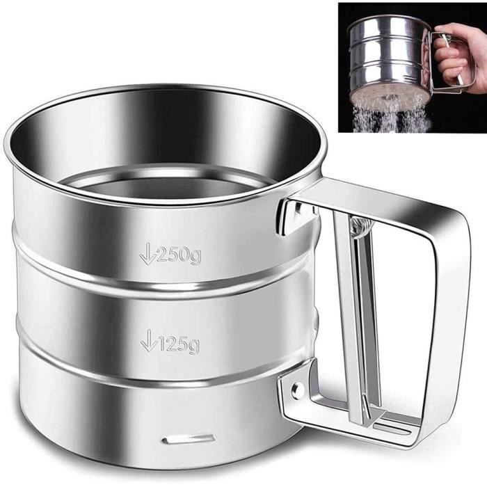 Accessoire Pâtisserie Café Xinjieda Tamis Acier Inoxydable - Pour Sucre Glace, Cacao, Cannelle - Saupoudreur Café & Pâtisserie Mesh Fin Cuisine Accessoire Pâtisserie Café Xinjieda Tamis Acier Inoxydable - Pour Sucre Glace, Cacao, Cannelle - Saupoudreur Café & Pâtisserie Mesh Fin Cuisine