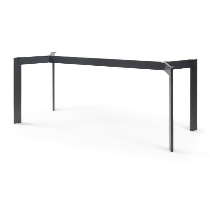 Pied de table Spider métal noir design industriel piètement meuble 78x71x150 cm