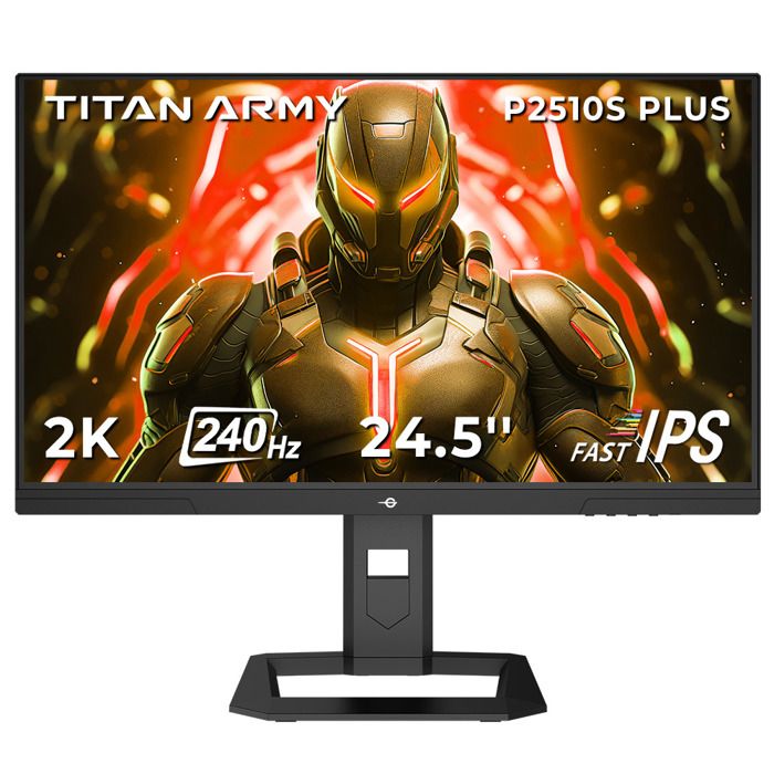 TITAN ARMY P2510S PLUS Moniteurs de jeu Flat 16:9 Fast IPS QHD 240Hz - Titan Army