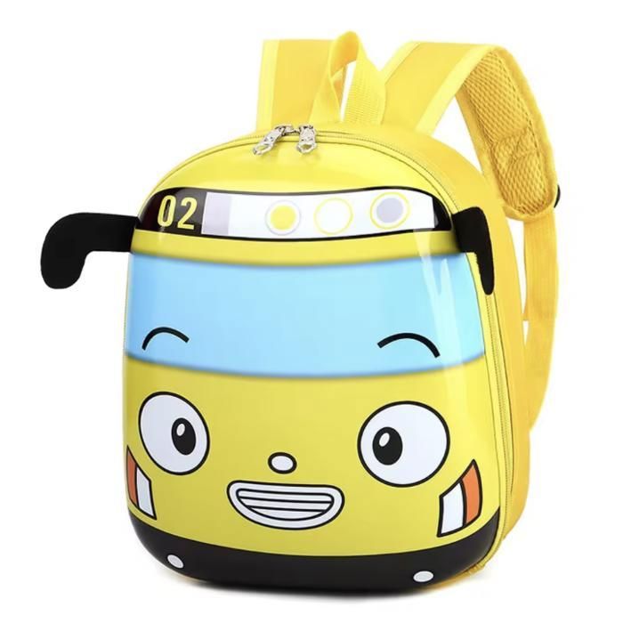 Sac à dos enfant bus 3D – Cartable maternelle EVA léger – Garçon et fille – 2 à 5 ans