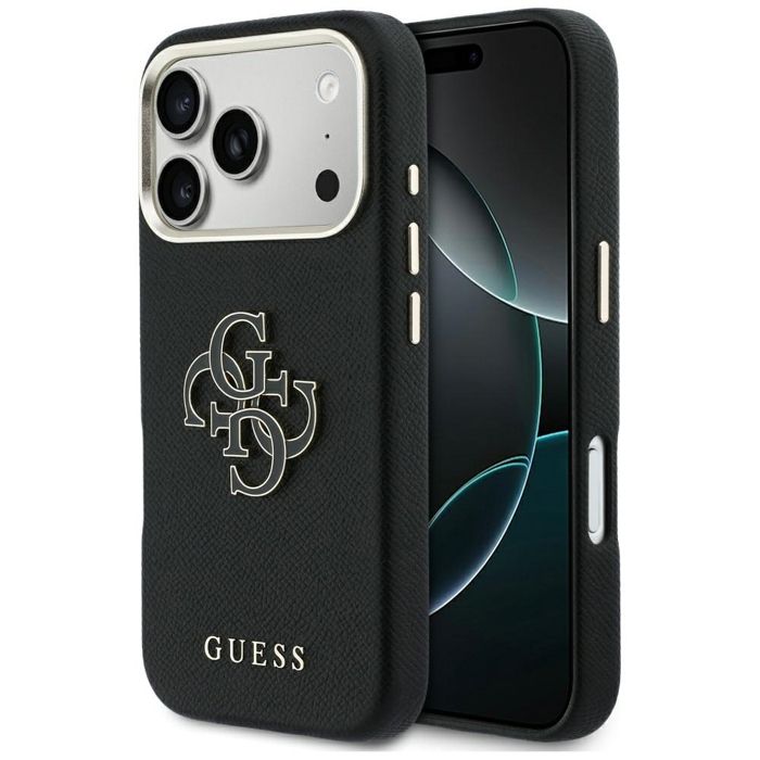 Coque Guess Hardcase Resin Logo pour iPhone 17 Pro Max - vue 5