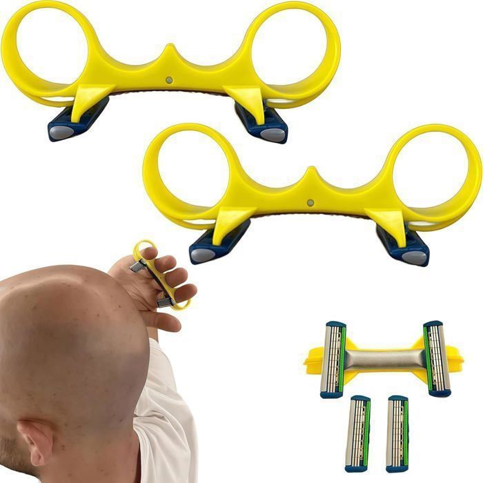Tondeuse rapide pour hommes chauves rasoirs pour têtes avec lames de rechange supplémentaires tondeuse Mult TONDEUSE MULTI-USAGES