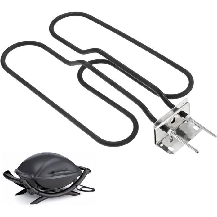66631 Élément chauffant pour Weber 66631 Weber Q140 Q1400，élément Chauffant de Rechange pour barbecuesTube Chauffant pour Barbecue