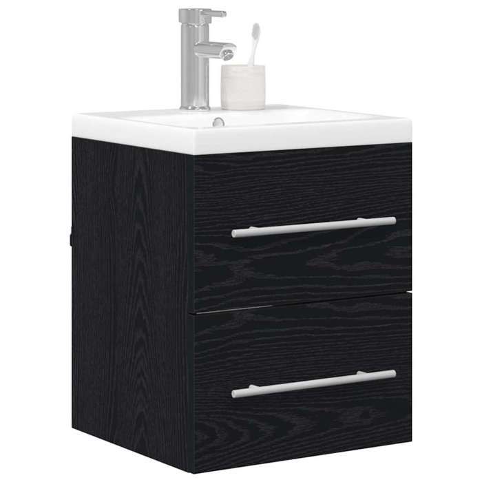 (9708)Moderne Meuble de Lavabo de Salle de Bain Noir 42x39x52 cm poid:20.08 kg