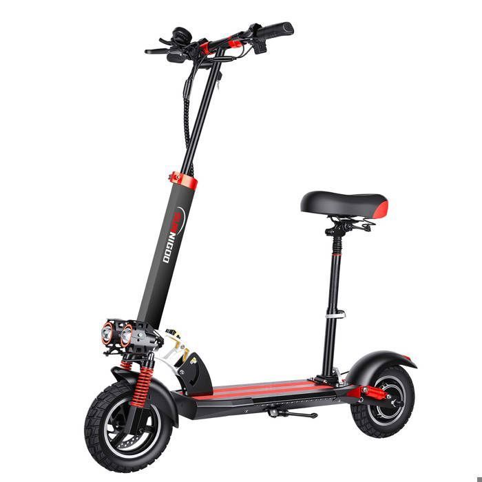 SUNNIGOO N3MAX Trottinette Électrique avec siège 800W Vitesse Autonomie 40km Batterie 48V 13AH Conformité à la limite de 25 km/h