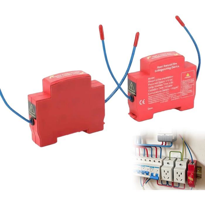 Dispositif dExtinction Automatique dIncendie par Aérosol pour Tableau Électrique Extincteur Tableau Electrique SECURITE MAISON