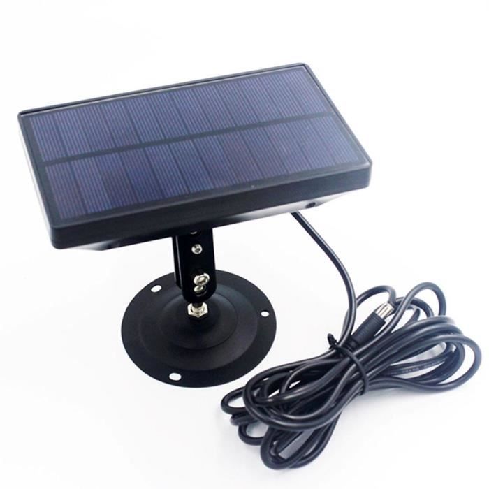 Panneau Solaire 10W Pour Sonnette Vidéo Google Nest - Chargeur Externe IP66 Réglable 360°