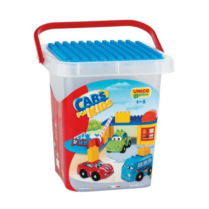 Androni Unico Secchiello Cars for kids mezzi e parcheggi 35 pezzi | La Fontese - dal 1954