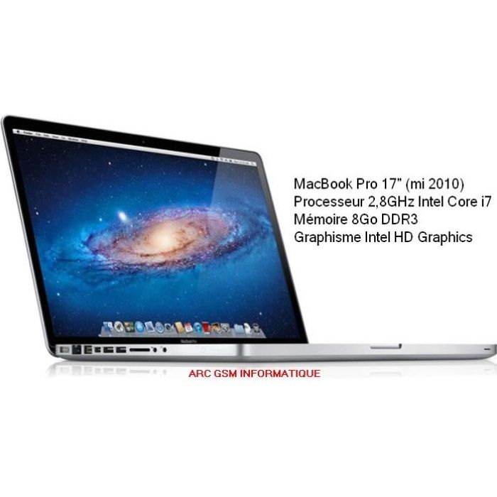 Top achat PC Portable MacBook Pro 17" pas cher