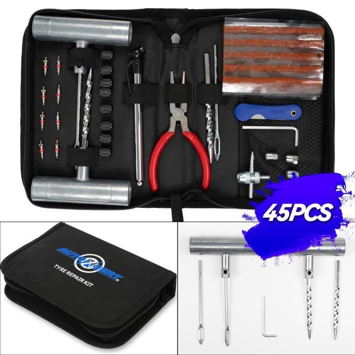 Mini set kit di riparazione pneumatici pneumatici per bicicletta bici pompa leva Glueless patch Fix tuta Mini set kit di riparazione pneumatici pneumatici per bicicletta bici pompa leva Glueless patch Fix tuta