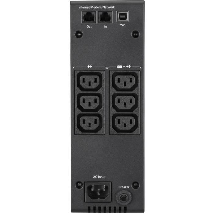 Onduleur Tour - EATON - 5S - Line-Interactive UPS - 700VA - 6 prises IEC 10A - Parafoudre - Port USB - 5S700I