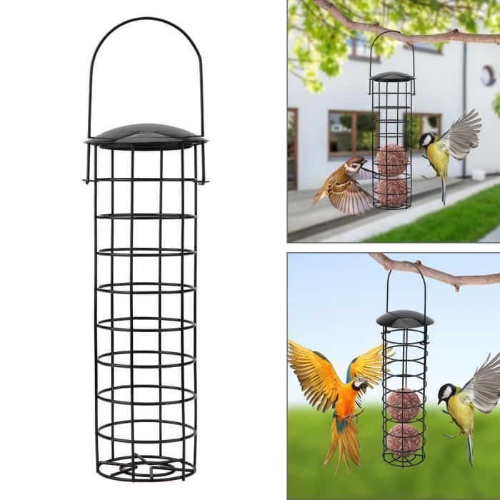 Nourrisseur d’oiseaux Conteneur de nourriture pour oiseaux en plein air