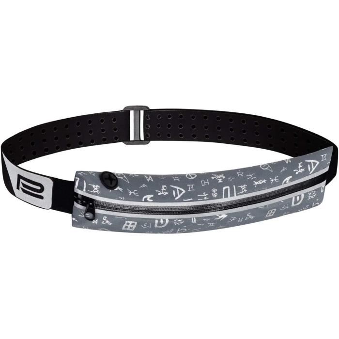 Ceinture De Course - Sac Banane Pour Jogging - Imperméable Et Réglable - 2 Compartiments Pour Smartphone, Clés, Argent, écouteurs - Sac Banane Plat Pour Le Sport, La Course, Le Jogging, La