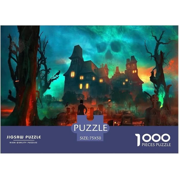 Puzzles 1000 Pièces Mercredi Addams Puzzle Adultes Et Enfants Affiche ...