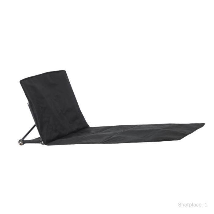 Chaise De Plage Pliable Avec Dossier - Tapis De Sol Portable Pour Jardin, Pique-nique, Concerts