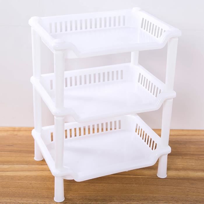 Support En Plastique Stockage Cuisine D Etagere Salle Bains D