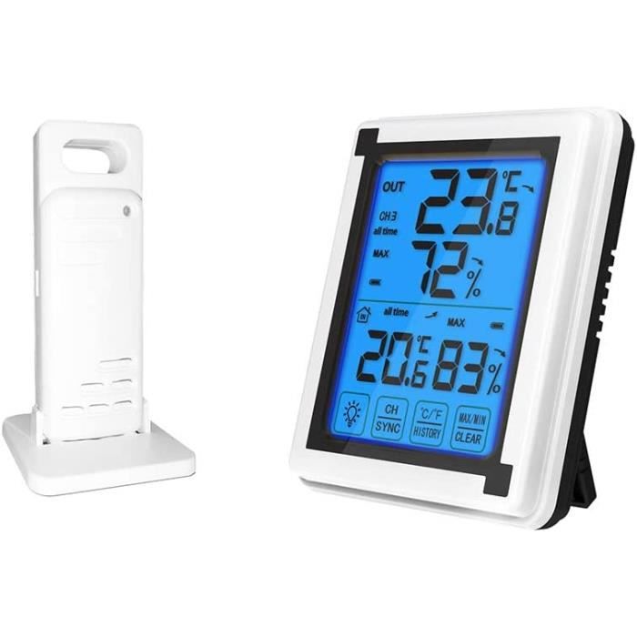 Capteur Extérieur Sans Fil Thermomètre Hygromètre Kalawen PT20 - Pour Station Météo