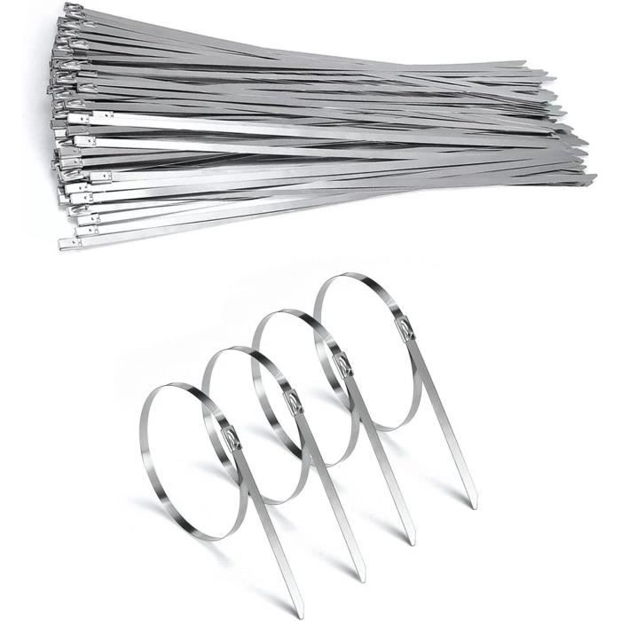 Lot De 4 Colliers De Serrage Acier Inoxydable - Diamètre 80-100mm - Pour Tuyaux & Raccords