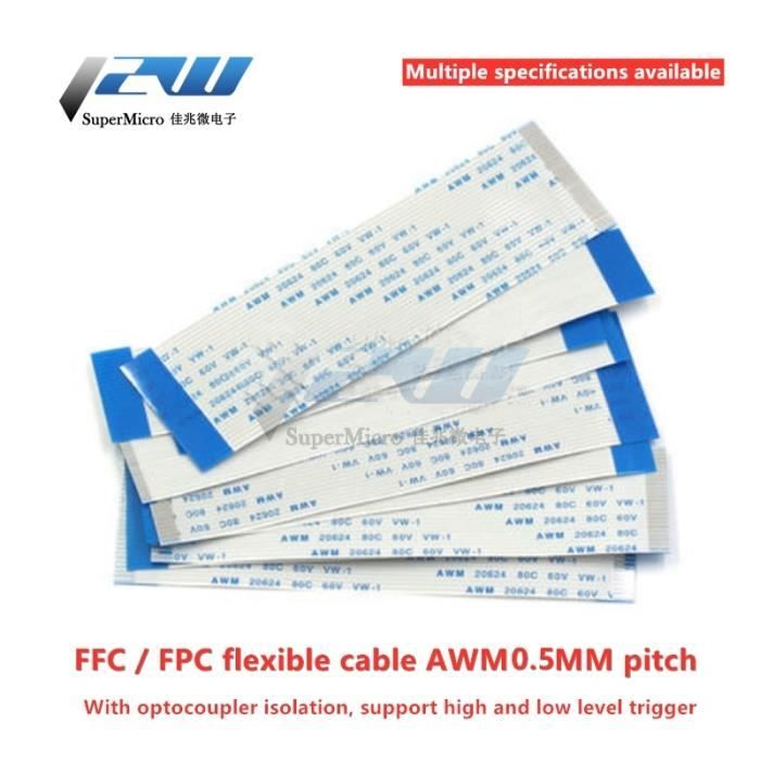 Câble FFC plat flexible à pas de 0,5 mm - Haute qualité