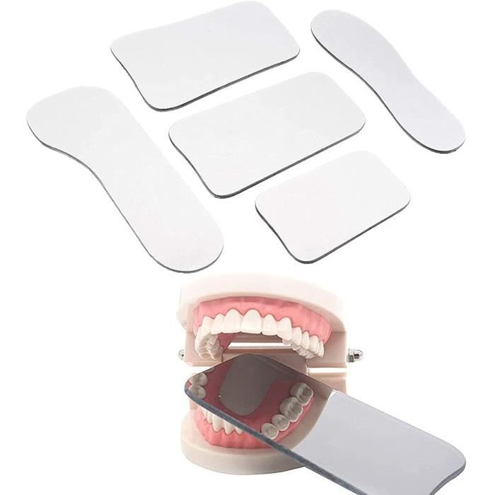 Miroir Intra-Oral Dentaire 5Pcs, Miroirs De Photographie Dentaire
