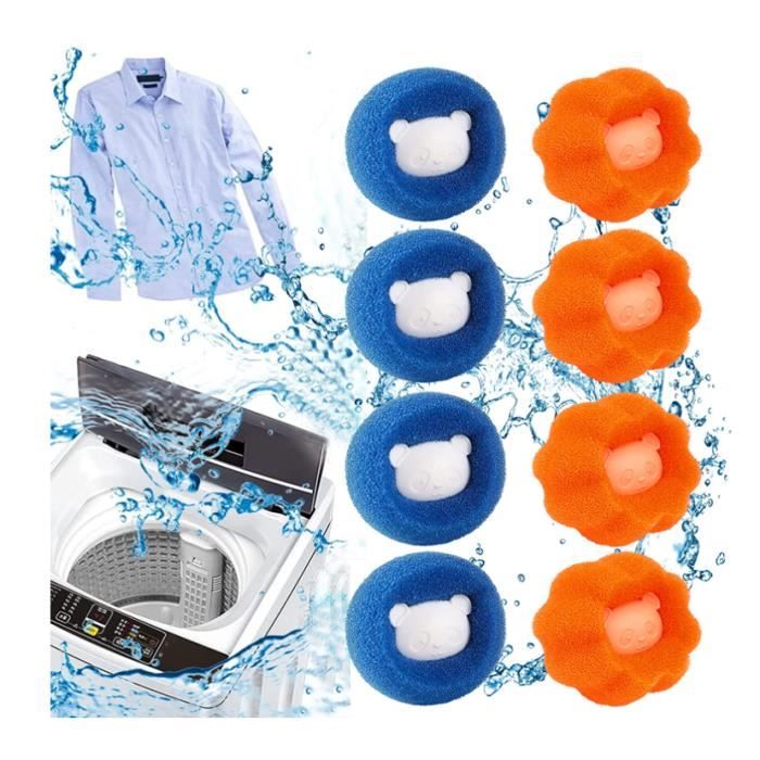 Boule Anti Poils Machine A Laver,anti Poils Réutilisables Pour Machine à Laver,pour Machine à