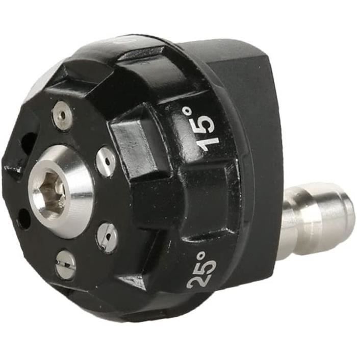 Buse Triple Pour Nettoyeur Haute Pression – 3 En 1, Orifice 2.0, 4000 PSI Max – Raccord Rapide 1/4 Pouce