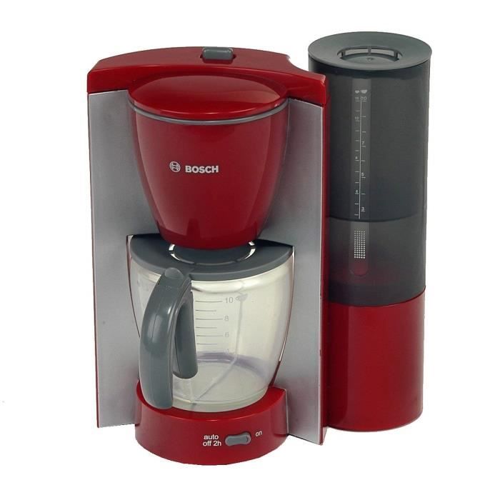 Jeux d'imitation - Bosch - Machine à café avec verseuse - Café moulu - Rouge
