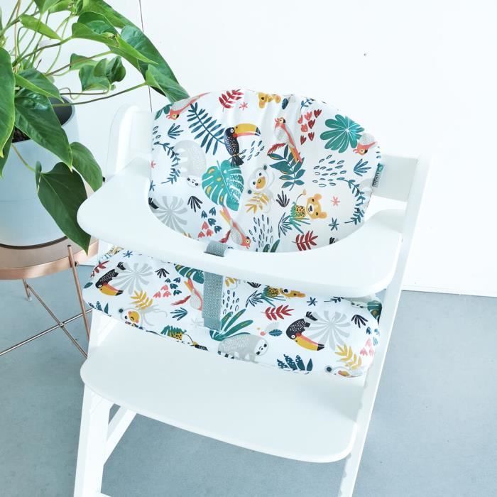 Hauck Coussin En Revetement Plastifie Pour Chaise Haute Bebe Sur Mesure Pour Hauck Coton Oeko Tex Blanc Animaux Cdiscount Puericulture Eveil Bebe