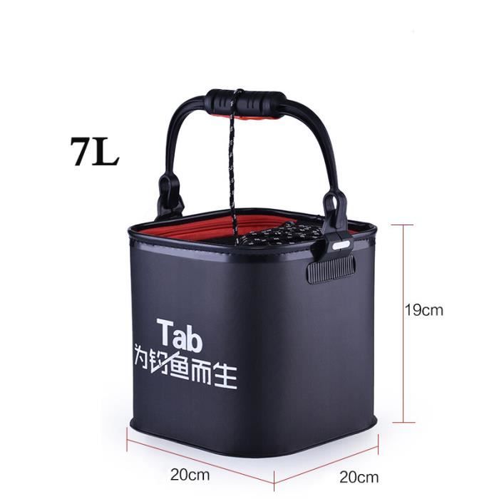 Boîte à Pêche Avec Siège – Caisson De Rangement étanche Avec Sangle | Coffre Pêche Camping FB33