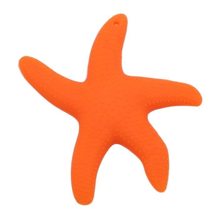 Orange Anneau De Dentition En Silicone Sans Bpa Poisson Etoile De Mer Dansant Perles De Dentition Pour Beb Cdiscount Puericulture Eveil Bebe