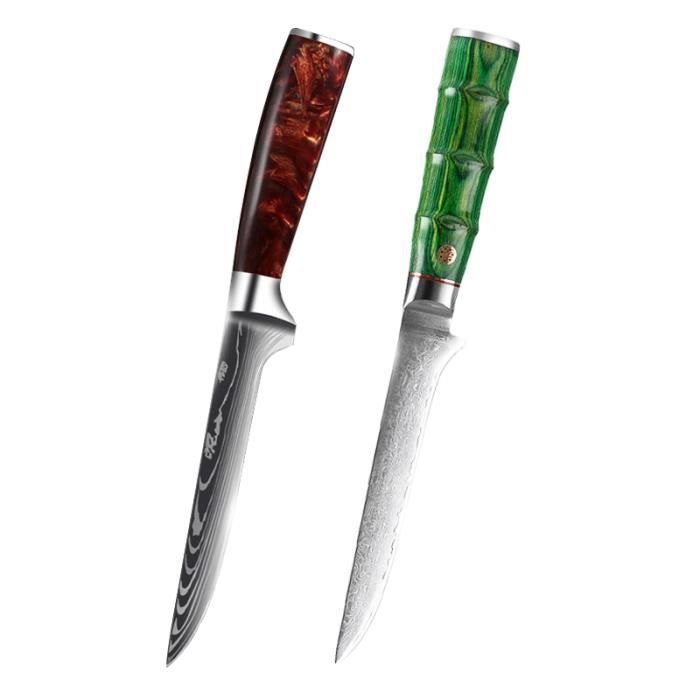 Couteau désosseur pro Fischer HACCP 13cm lame courbée