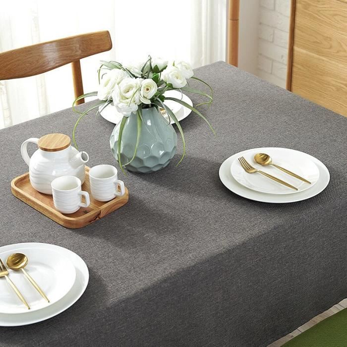 Nappe de table enduite coton lin polyester et Set de table - Sud