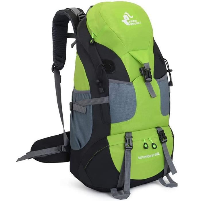 Sac à Dos Randonnée 50L Tactique ImperméableLléger Alpinisme Trekking Peche Camping Escalade Rouge Item 9365679