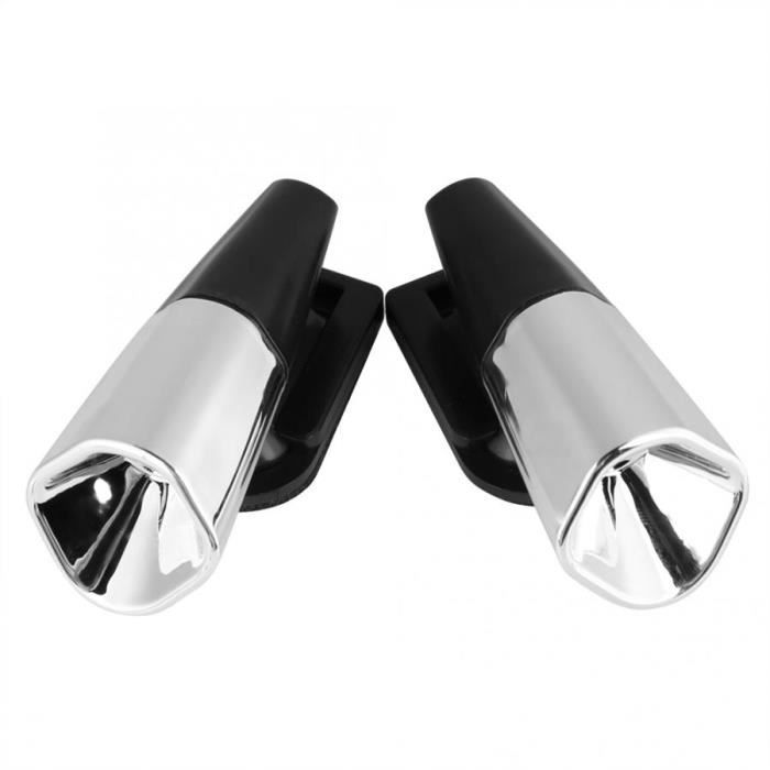 Sifflet Anti-cerf Pour Voiture - Lot De 2 Dispositifs Ultrasoniques à Clipser, Sans Pile, Pour éviter Les Collisions Avec Animaux Sur La Route