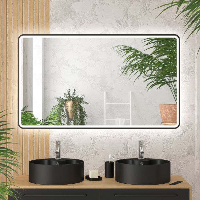 Miroir rectangle - 120x70x4cm - GO LED RECTANGULAR 120