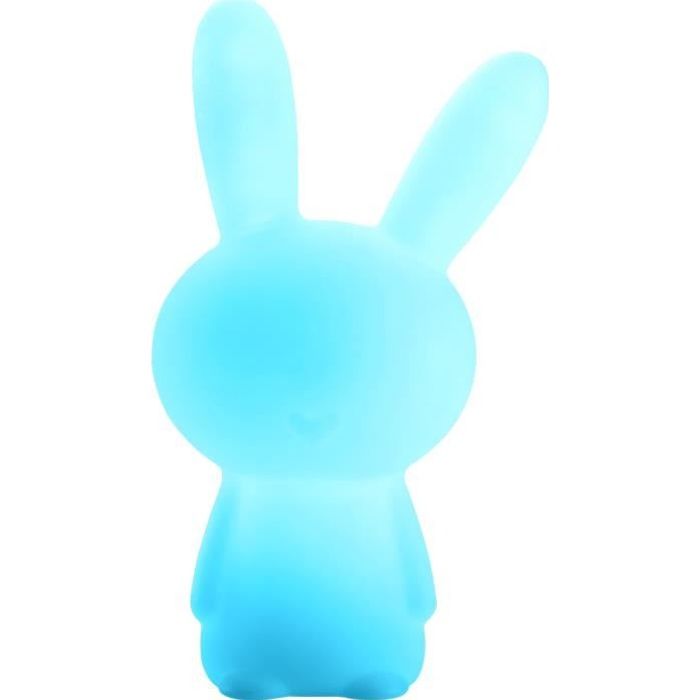 Enceinte sans fil lumineuse lapin blanc Lumin'us Bigben - Bluetooth - Port USB - Entrée auxiliaire 3.5mm