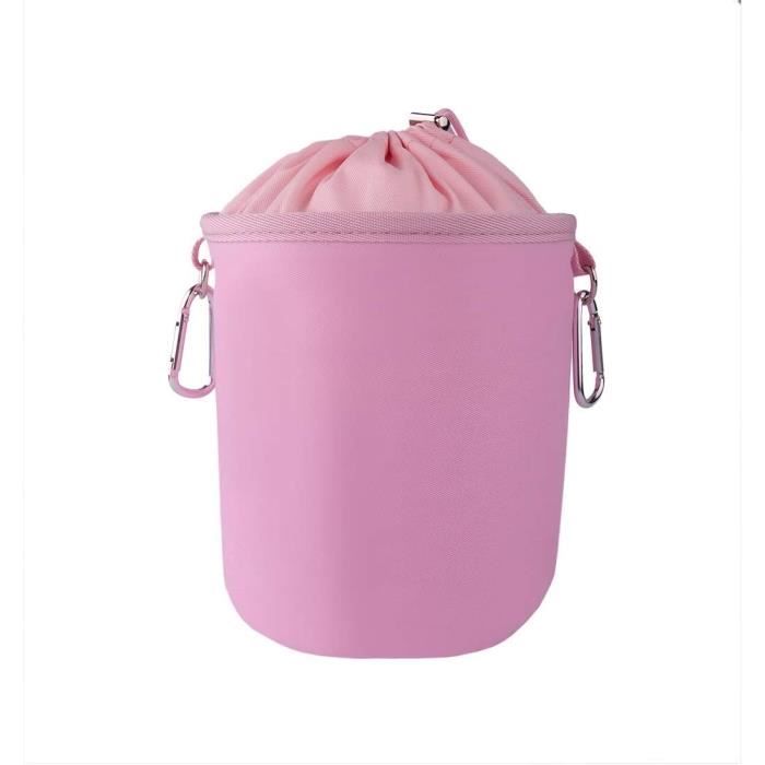 Sac à Pinces à Linge En Coton Avec Mousquetons - Range 150 Pinces - Fermeture Cordon - Lavable