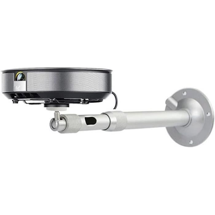 Support De Projecteur: Support Mural Et Au Plafond Stable Et Durable, 360° Rotatif, Compatible Avec La Plupart Des Projecteurs, Idéal Pour Home Cinéma, Salle De Jeux, Bureau (Argent