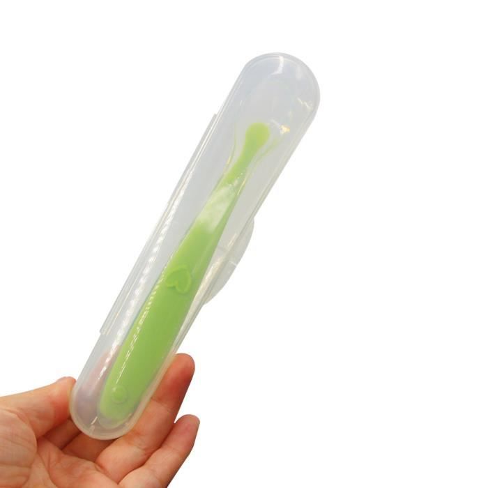 2 Cuillères En Silicone Souples – Idéales Pour Cuisiner Sans Rayer, Servir Et Mélanger