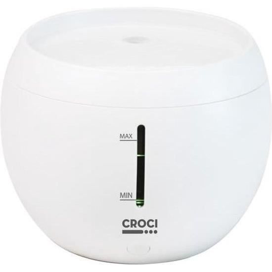 Meilleurs prix pour Croci fontaine à boire animal Aqua 22 x 16 cm 2 litres blanc