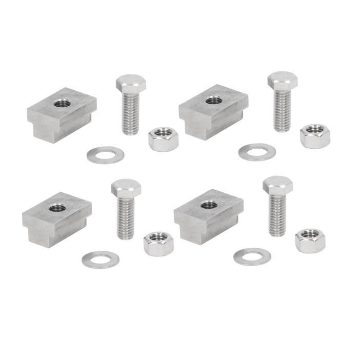 100 écrous En T Bosch Rexroth - Acier Inoxydable M6, Fente 8 Mm - Réf. 3842536602 - Neufs - Allemagne