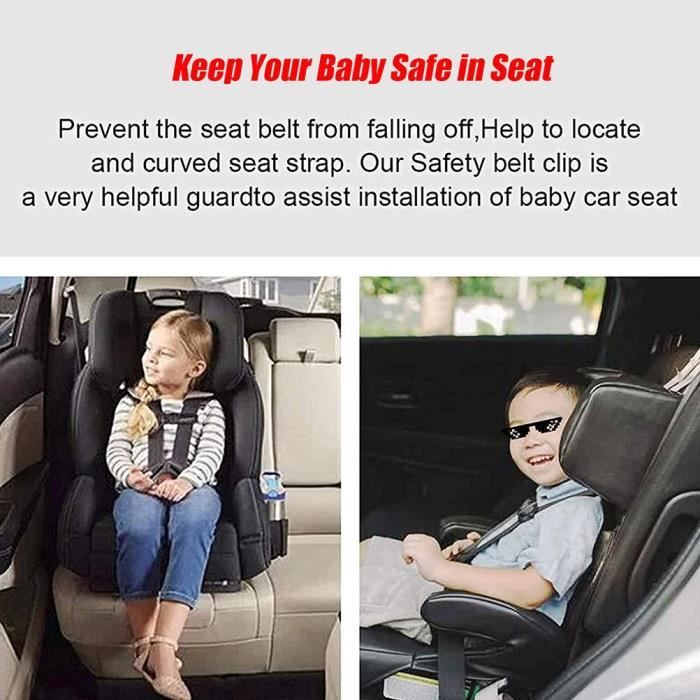 Protège-ceinture Sécurité Enfant 2 Pièces - Coussin Confort Pour Appui-tête En Voiture