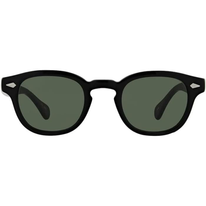 De Soleil Moscot Johnny Depp Tony Starks Osvaldo Uv 400 Nouveau 2022[u2923] Noir