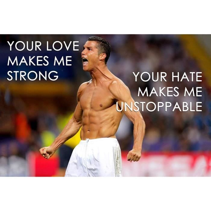 Poster CR7 Cristiano Ronaldo Real Madrid football 05 A3 ( 42x29,7cm) -  Cdiscount