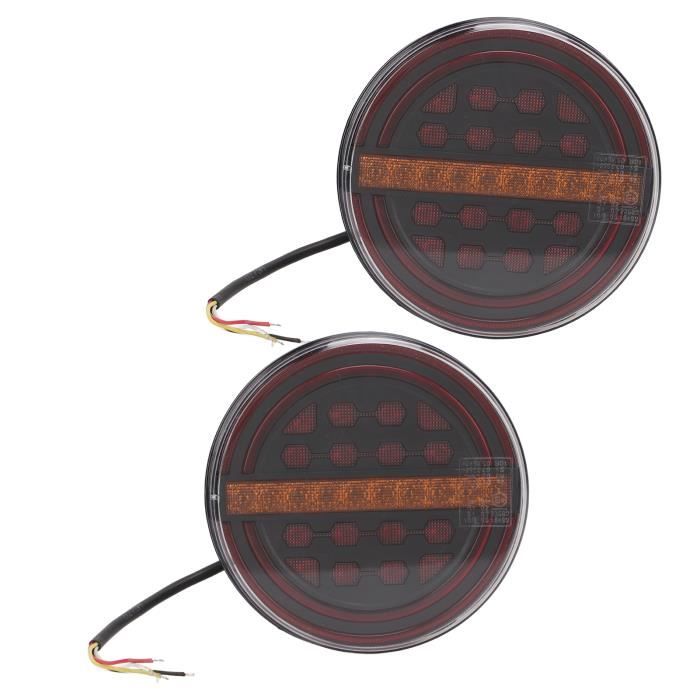 LEDFEWAG 2 Pièces LED Feux De Jour Clignotants Dynamiques Ambre Pour Ford Focus Mk4 2018-2020