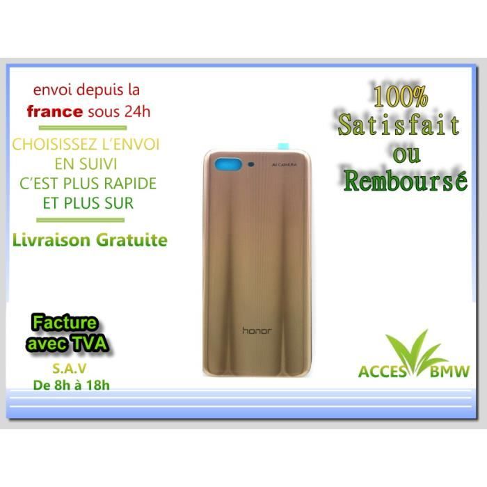 Cache Batterie & Vitre Arrière Pour Redmi Note 10 4G - Remplacement Compatible - Neuf