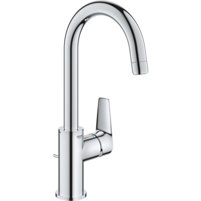 Mitigeur lavabo Quickfix Start Edge avec tirette et vidage taille - vue 4