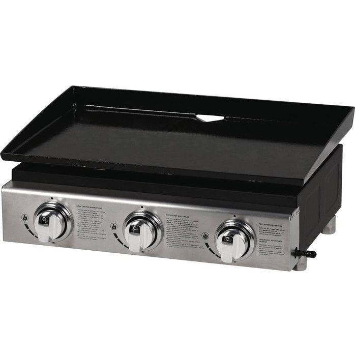 Plancha Presto 3 - 3 Brûleurs - 7.5kW - Gris